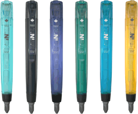 BiTiNiT� Screw Driver - Multi-bit, compact, pocket size, light weight